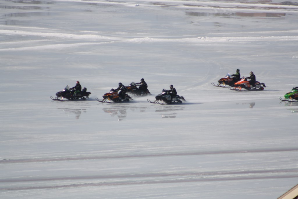 Deep Creek Lake-Snowmobile Warnings