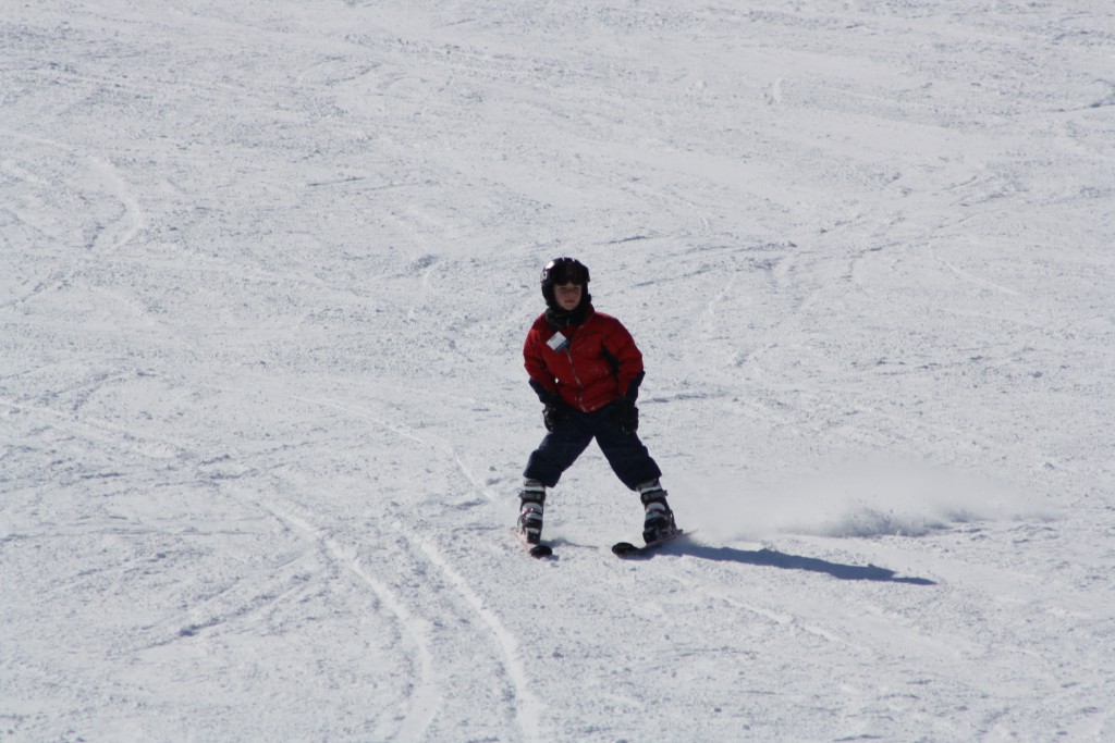 Skiing Wisp in March Deep Creek Lake