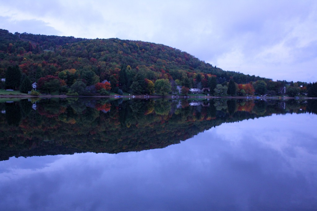 Enjoying Glassy Deep Creek Lake