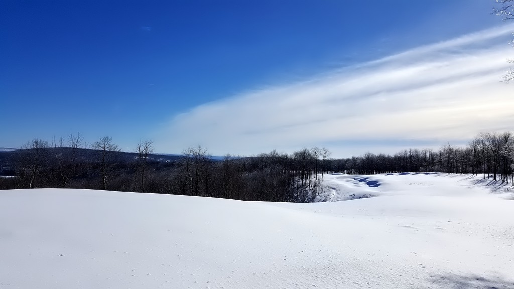 Lodestone Golf Club- Winter Time- Snow Art