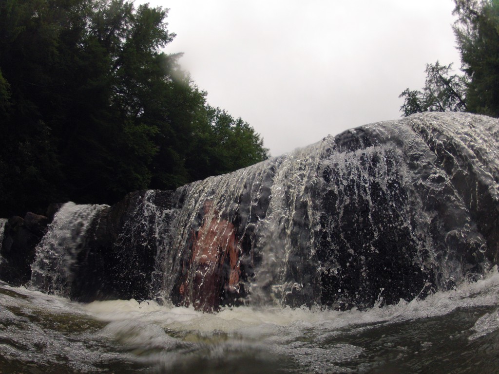 Behind Lower Swallow Falls