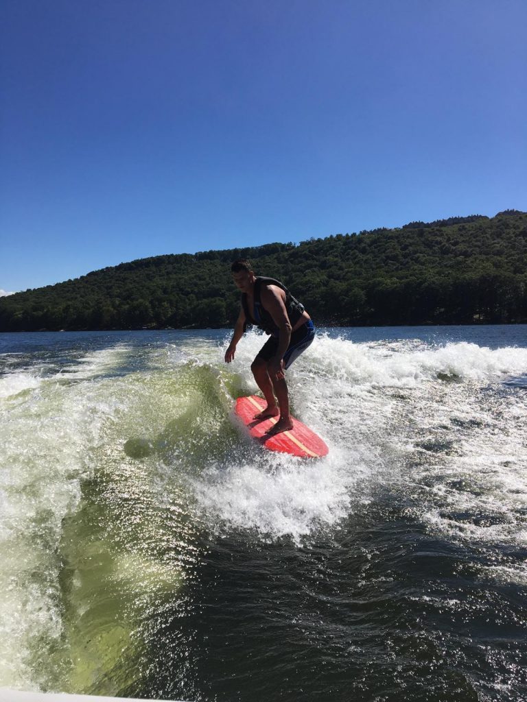 Wake Surfing-Deep Creek Lake