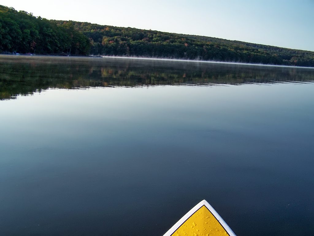 The Fall Foliage Season photographed from a Paddleboard