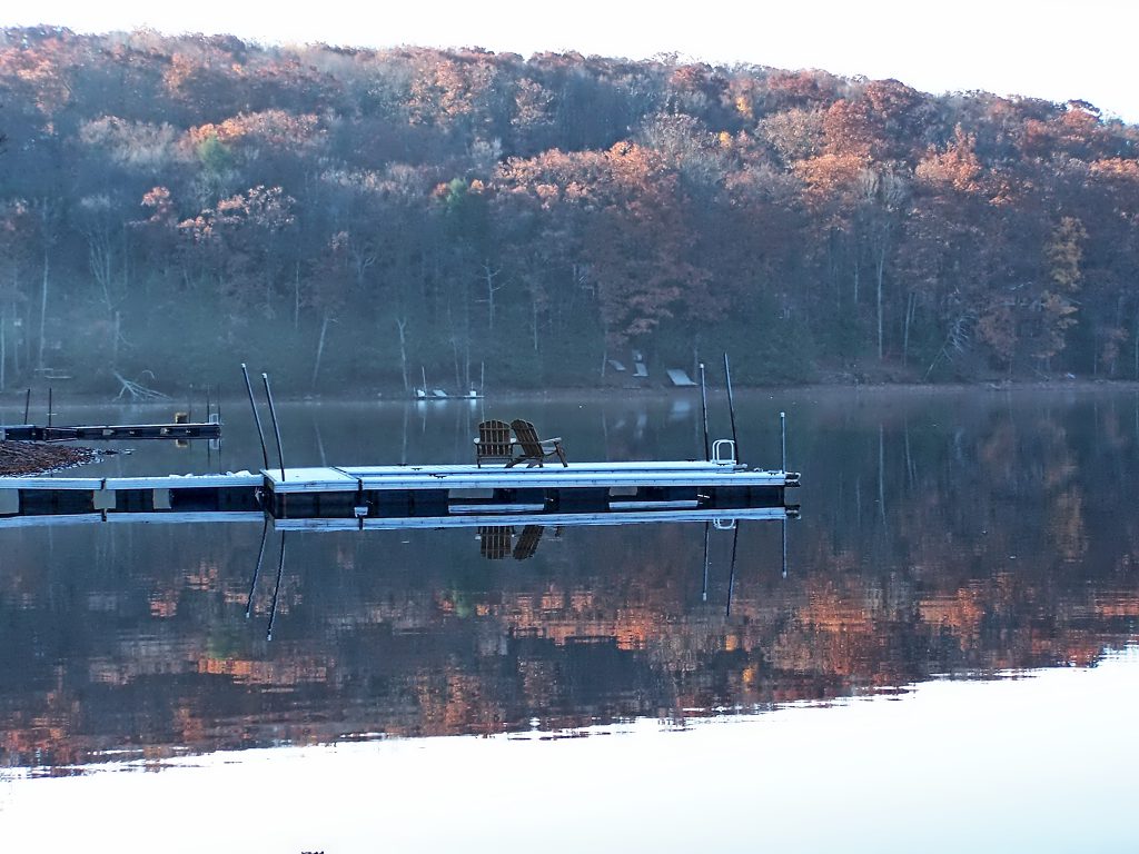 The Fall Foliage Season photographed from a Paddleboard