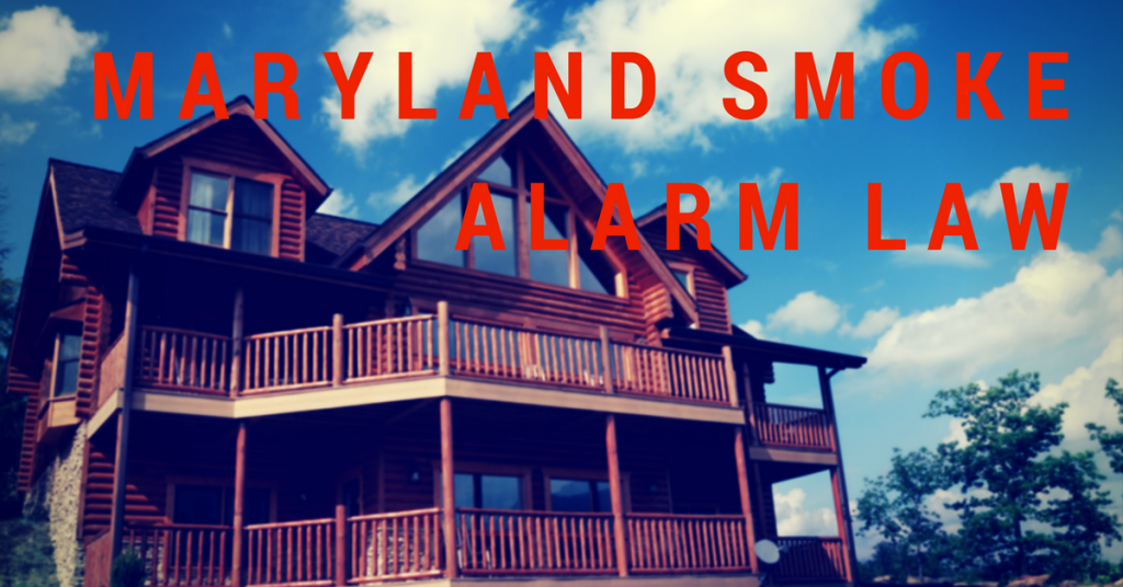 Maryland smoke alarm law